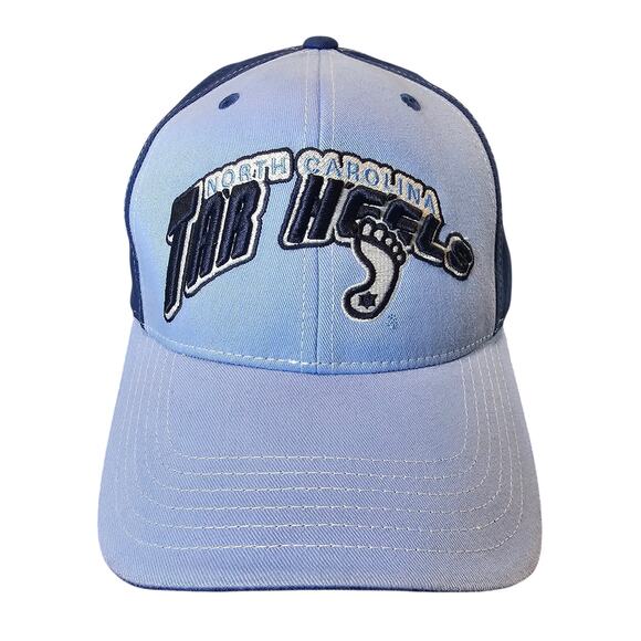 Vintage North Carolina Tar Heels Strapback Hat Cap Blue UNC Two Tone NCAA Retro - Picture 1 of 8